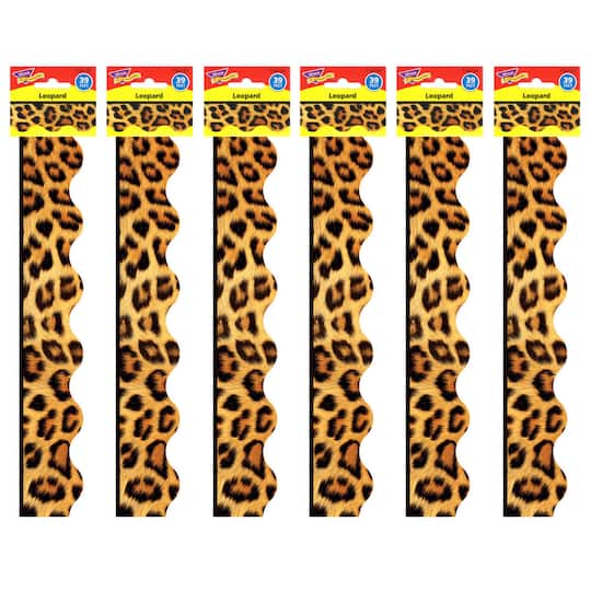 Trend Enterprises® Terrific Trimmers® Leopard Borders, 234ft.
